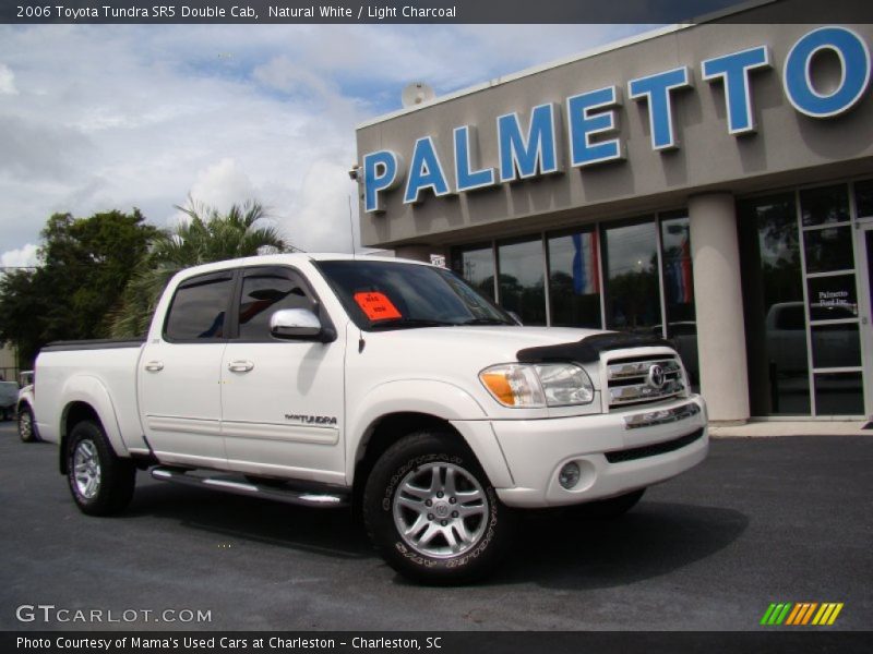 Natural White / Light Charcoal 2006 Toyota Tundra SR5 Double Cab