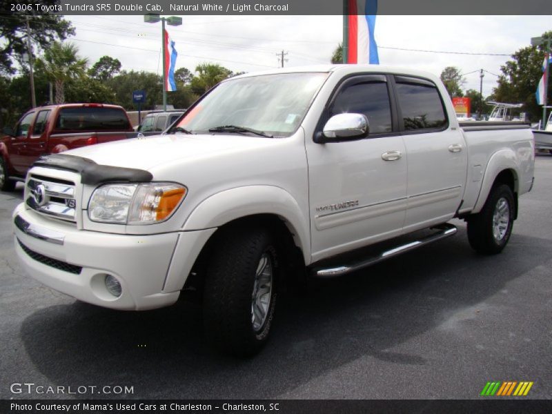 Natural White / Light Charcoal 2006 Toyota Tundra SR5 Double Cab