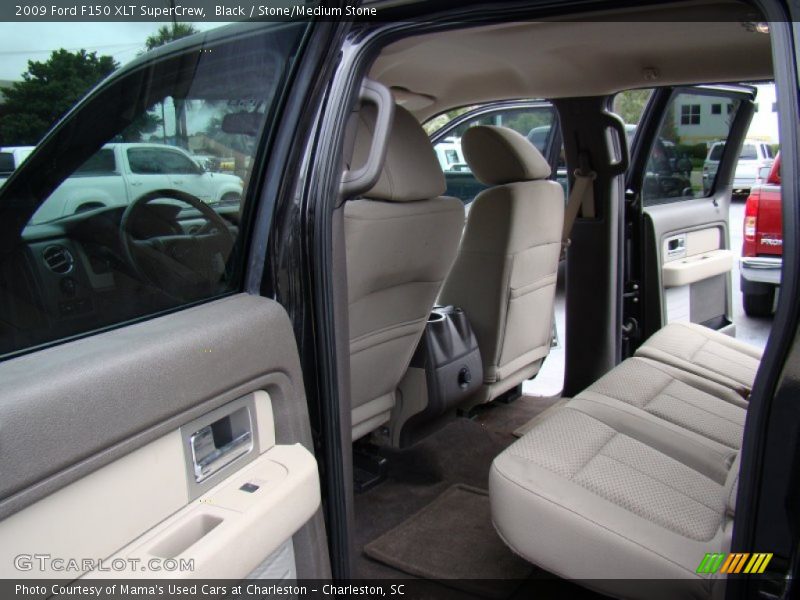 Black / Stone/Medium Stone 2009 Ford F150 XLT SuperCrew