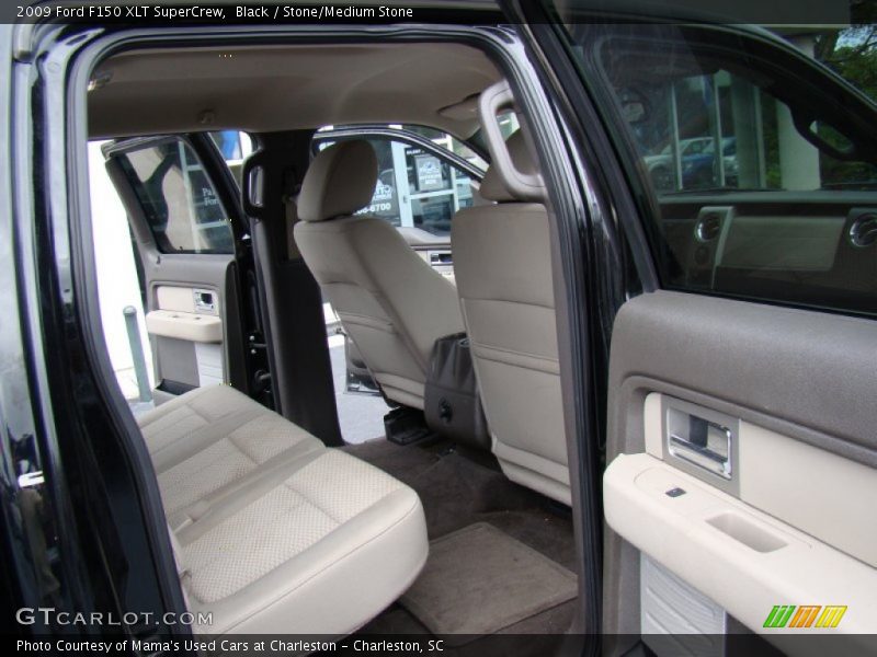 Black / Stone/Medium Stone 2009 Ford F150 XLT SuperCrew