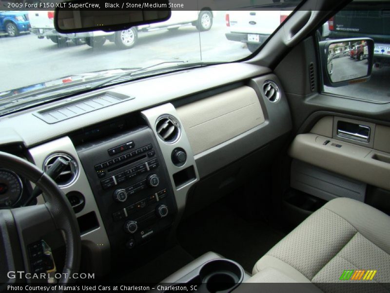 Black / Stone/Medium Stone 2009 Ford F150 XLT SuperCrew