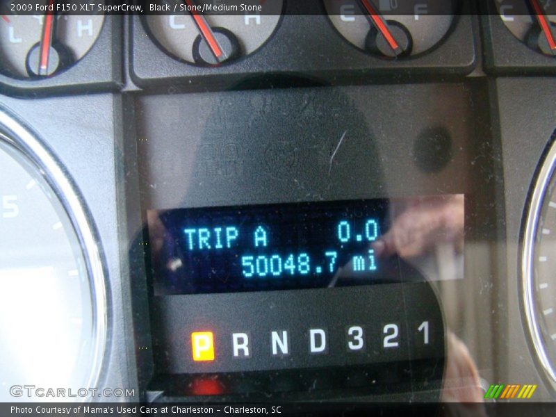 Black / Stone/Medium Stone 2009 Ford F150 XLT SuperCrew