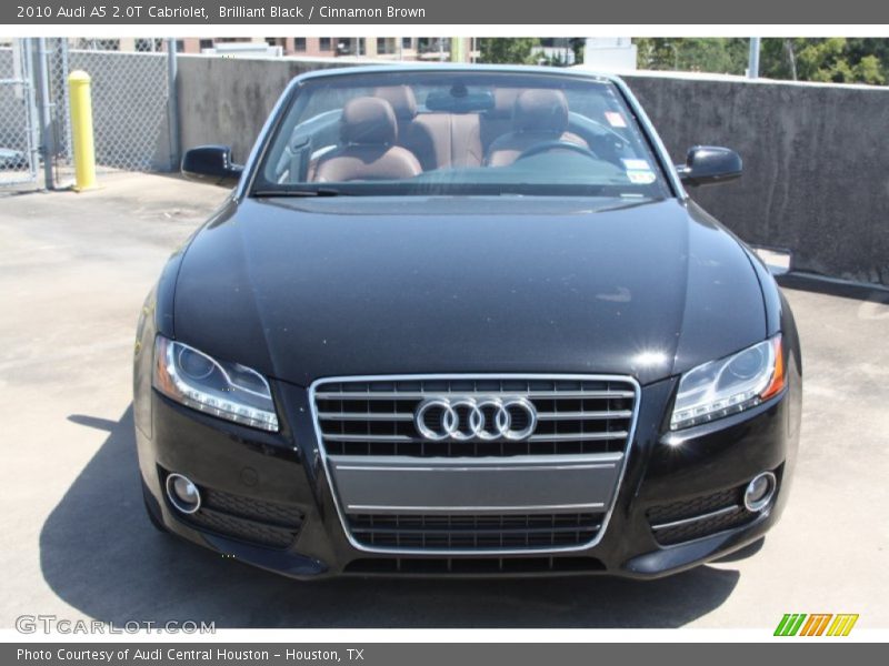 Brilliant Black / Cinnamon Brown 2010 Audi A5 2.0T Cabriolet