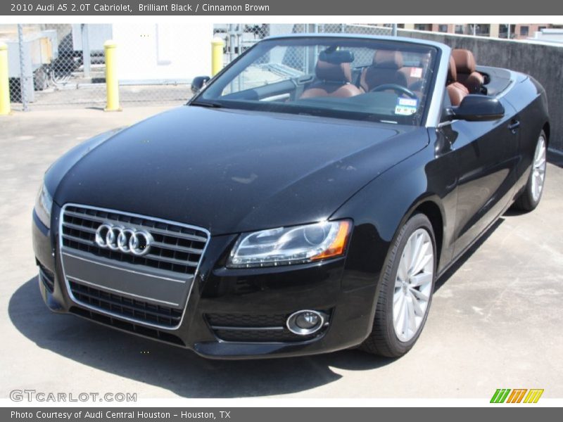 Brilliant Black / Cinnamon Brown 2010 Audi A5 2.0T Cabriolet