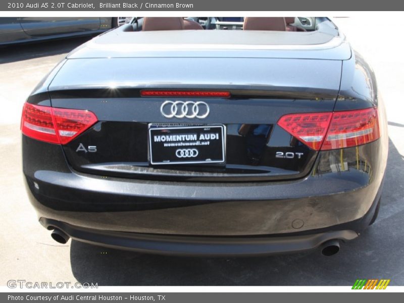 Brilliant Black / Cinnamon Brown 2010 Audi A5 2.0T Cabriolet