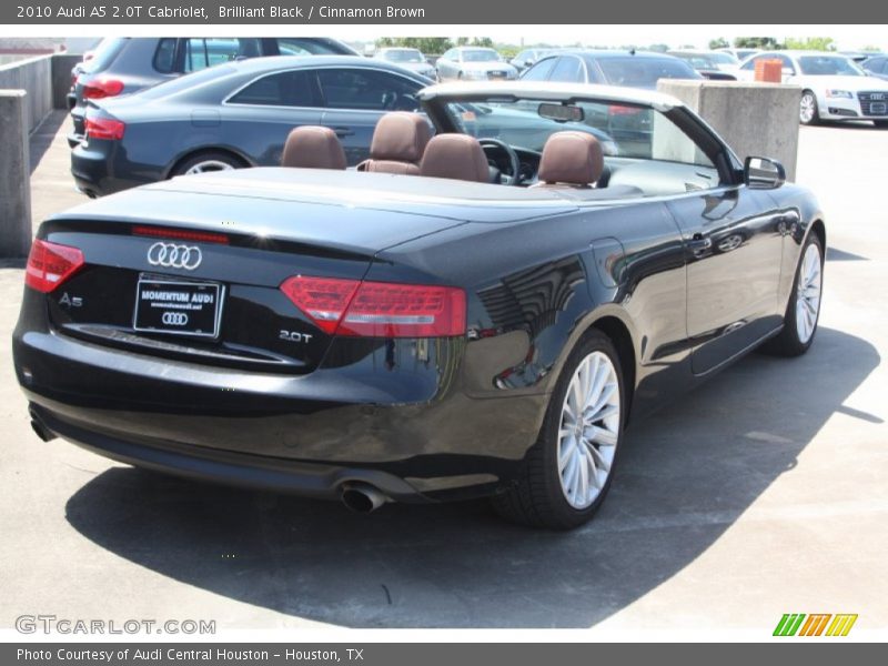 Brilliant Black / Cinnamon Brown 2010 Audi A5 2.0T Cabriolet