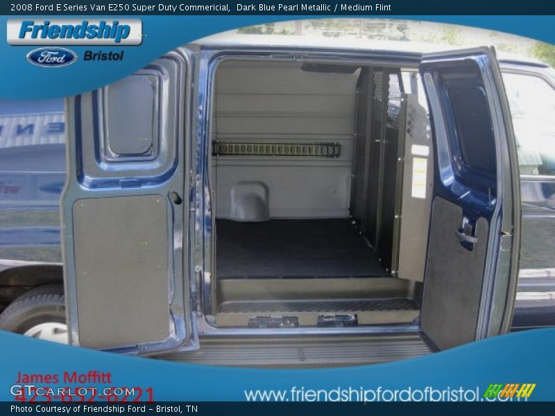 Dark Blue Pearl Metallic / Medium Flint 2008 Ford E Series Van E250 Super Duty Commericial