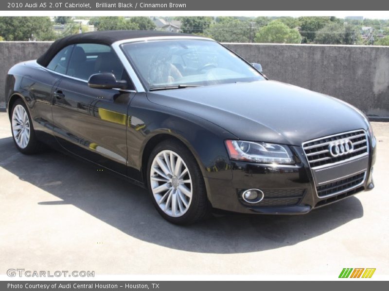 Brilliant Black / Cinnamon Brown 2010 Audi A5 2.0T Cabriolet