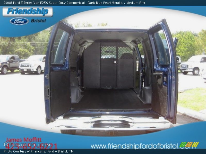 Dark Blue Pearl Metallic / Medium Flint 2008 Ford E Series Van E250 Super Duty Commericial