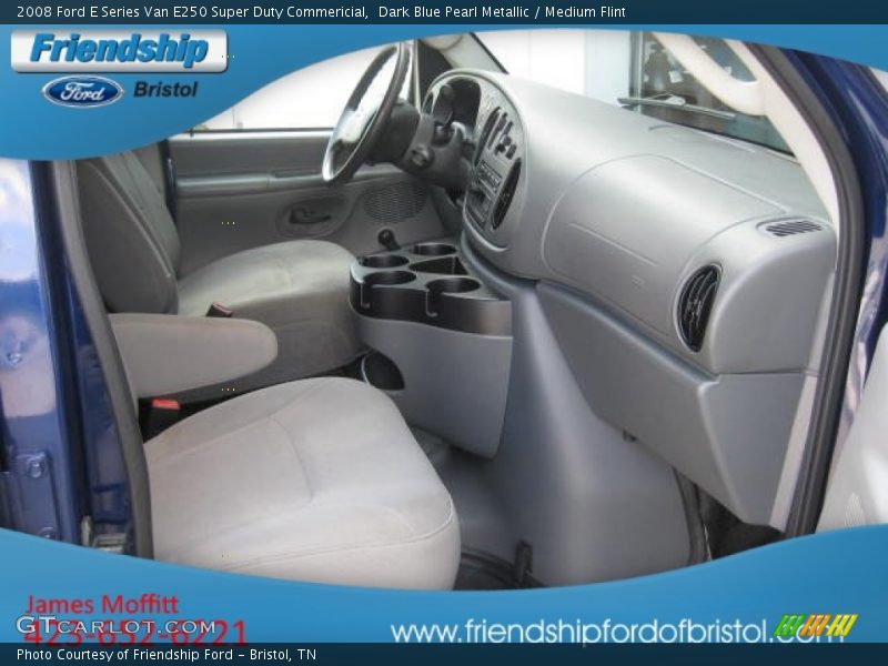 Dark Blue Pearl Metallic / Medium Flint 2008 Ford E Series Van E250 Super Duty Commericial