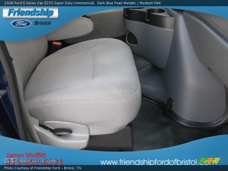 Dark Blue Pearl Metallic / Medium Flint 2008 Ford E Series Van E250 Super Duty Commericial