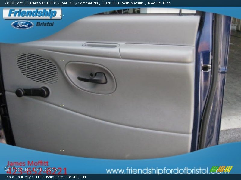 Dark Blue Pearl Metallic / Medium Flint 2008 Ford E Series Van E250 Super Duty Commericial