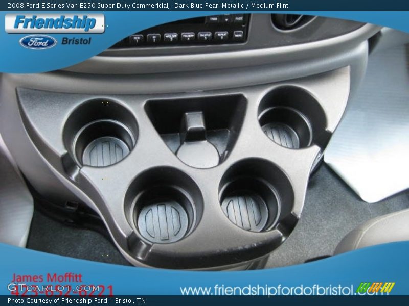 Dark Blue Pearl Metallic / Medium Flint 2008 Ford E Series Van E250 Super Duty Commericial