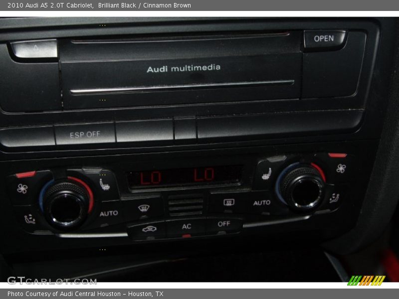 Brilliant Black / Cinnamon Brown 2010 Audi A5 2.0T Cabriolet