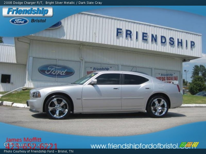 Bright Silver Metallic / Dark Slate Gray 2008 Dodge Charger R/T