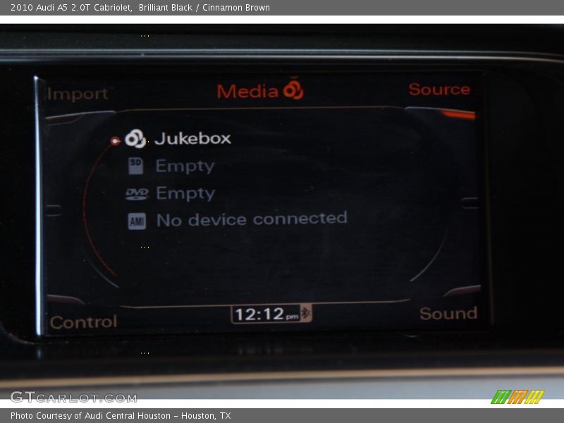 Brilliant Black / Cinnamon Brown 2010 Audi A5 2.0T Cabriolet
