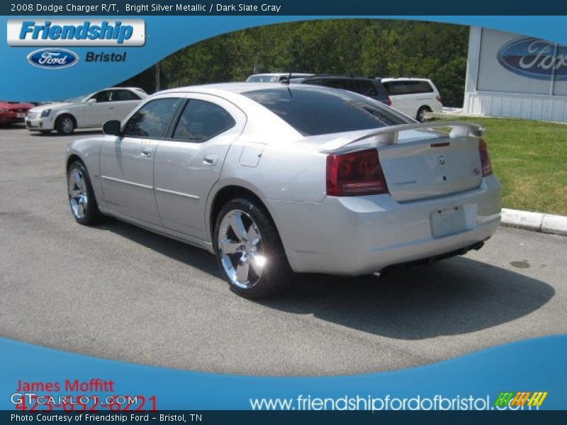 Bright Silver Metallic / Dark Slate Gray 2008 Dodge Charger R/T