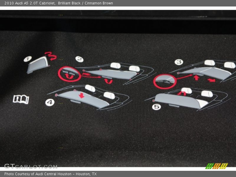 Brilliant Black / Cinnamon Brown 2010 Audi A5 2.0T Cabriolet