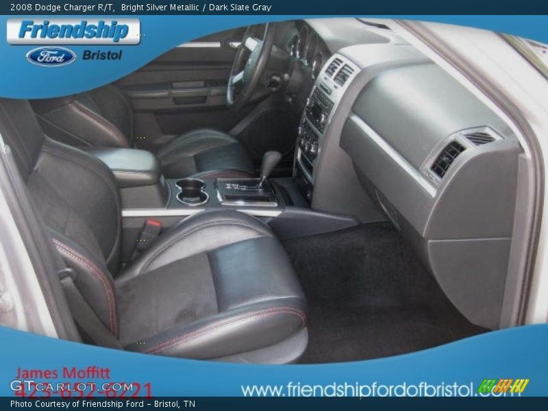 Bright Silver Metallic / Dark Slate Gray 2008 Dodge Charger R/T