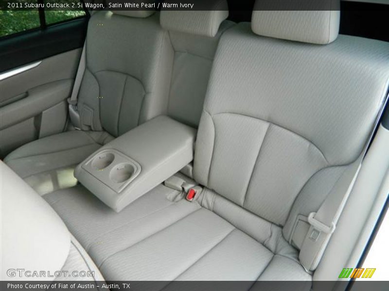 Satin White Pearl / Warm Ivory 2011 Subaru Outback 2.5i Wagon