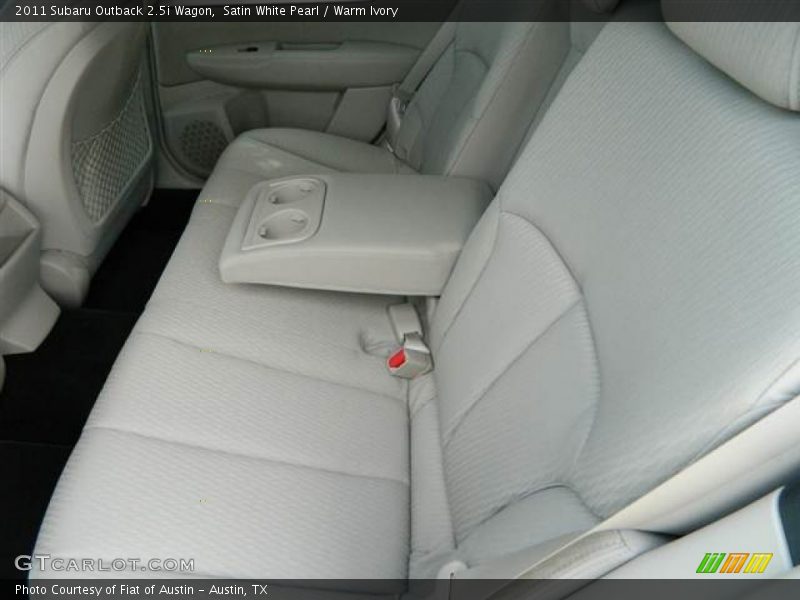 Satin White Pearl / Warm Ivory 2011 Subaru Outback 2.5i Wagon