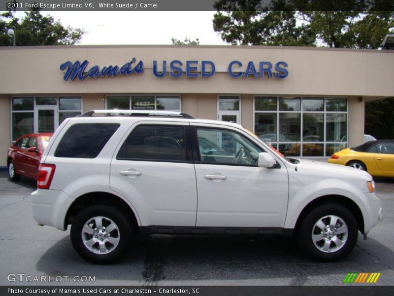 White Suede / Camel 2011 Ford Escape Limited V6