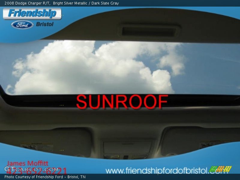 Bright Silver Metallic / Dark Slate Gray 2008 Dodge Charger R/T