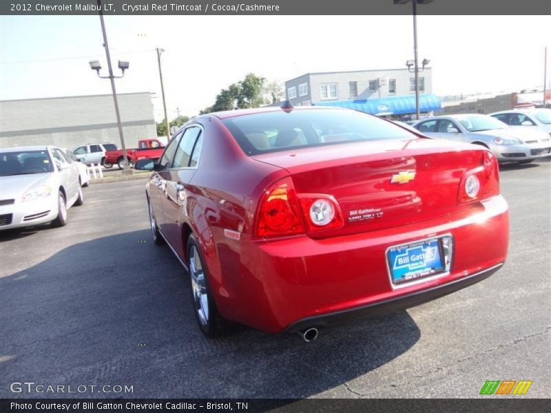 Crystal Red Tintcoat / Cocoa/Cashmere 2012 Chevrolet Malibu LT