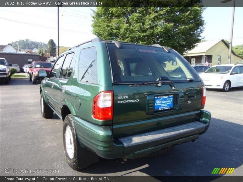 Garden Green Mica / Beige 2002 Isuzu Rodeo LS 4WD