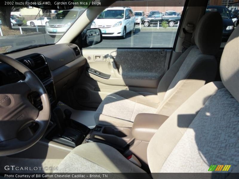 Garden Green Mica / Beige 2002 Isuzu Rodeo LS 4WD