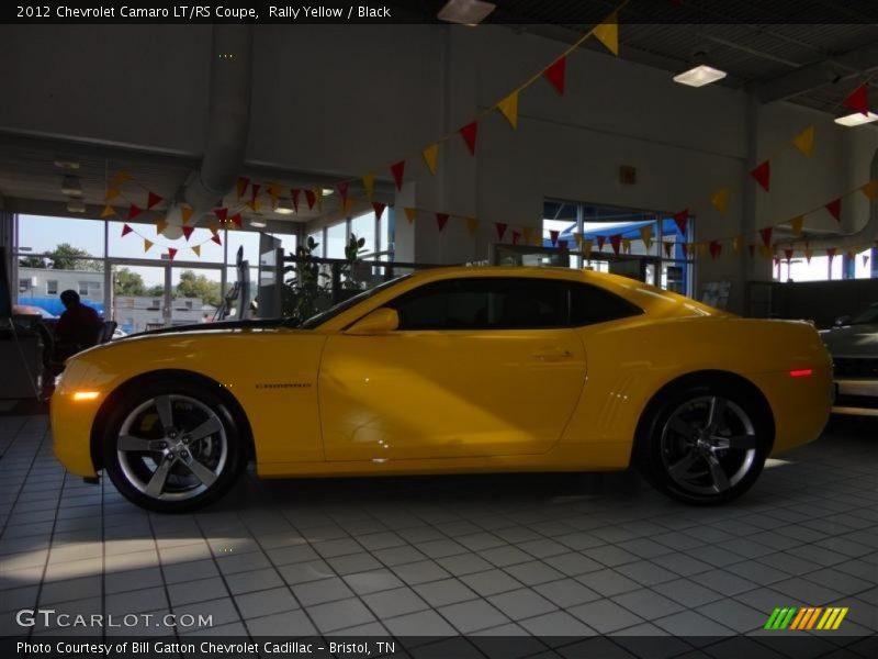 Rally Yellow / Black 2012 Chevrolet Camaro LT/RS Coupe
