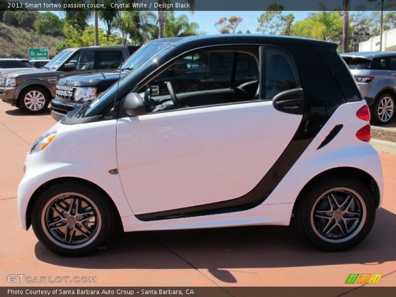 Crystal White / Design Black 2013 Smart fortwo passion coupe