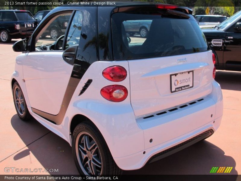 Crystal White / Design Black 2013 Smart fortwo passion coupe