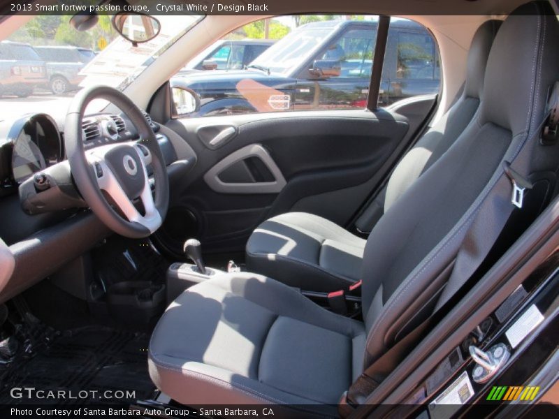 Front Seat of 2013 fortwo passion coupe