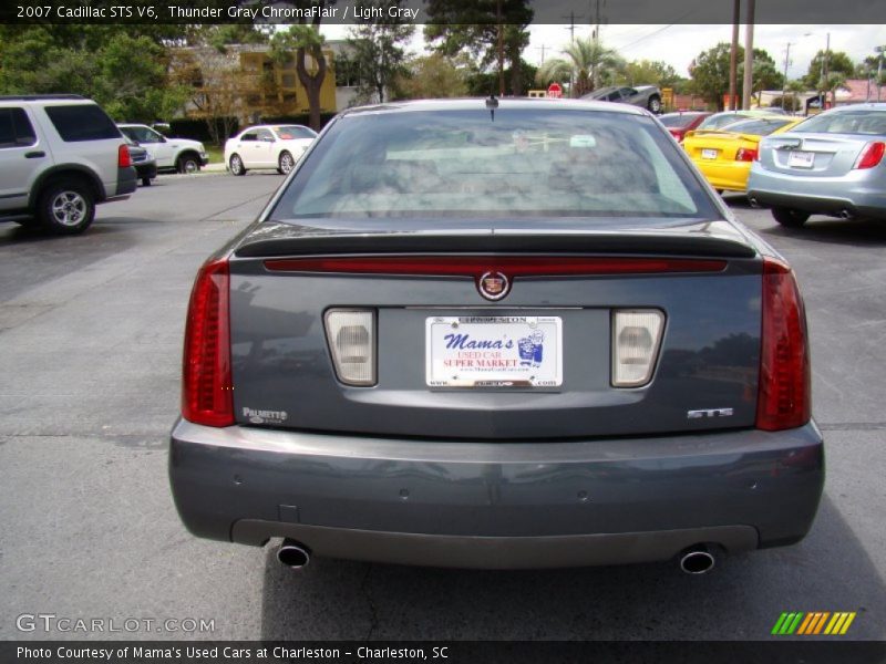 Thunder Gray ChromaFlair / Light Gray 2007 Cadillac STS V6