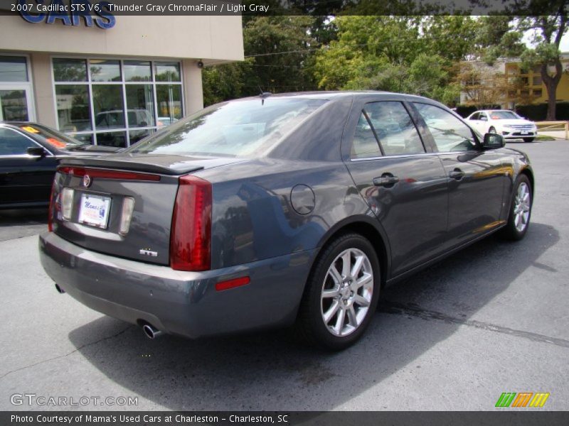 Thunder Gray ChromaFlair / Light Gray 2007 Cadillac STS V6