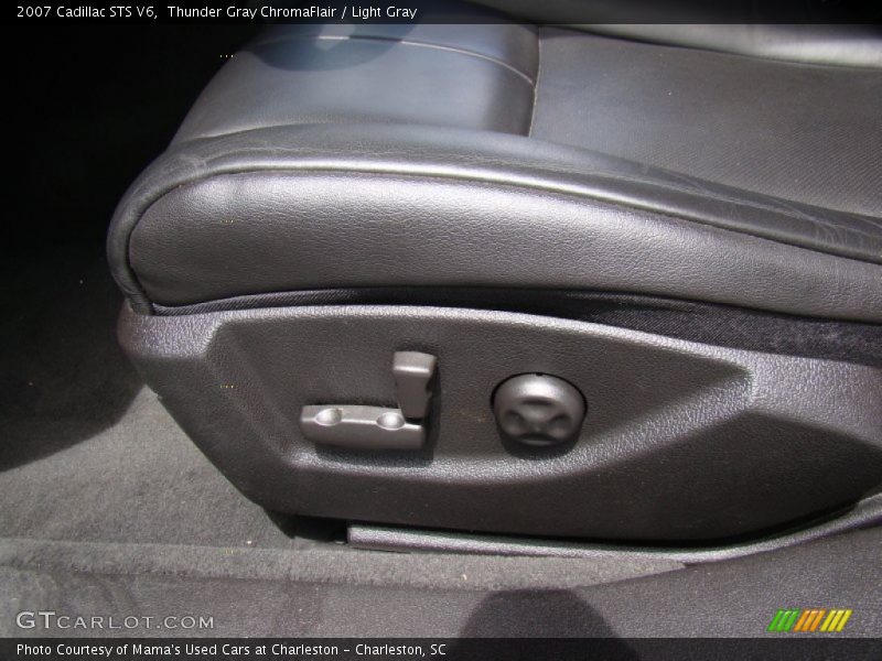 Thunder Gray ChromaFlair / Light Gray 2007 Cadillac STS V6