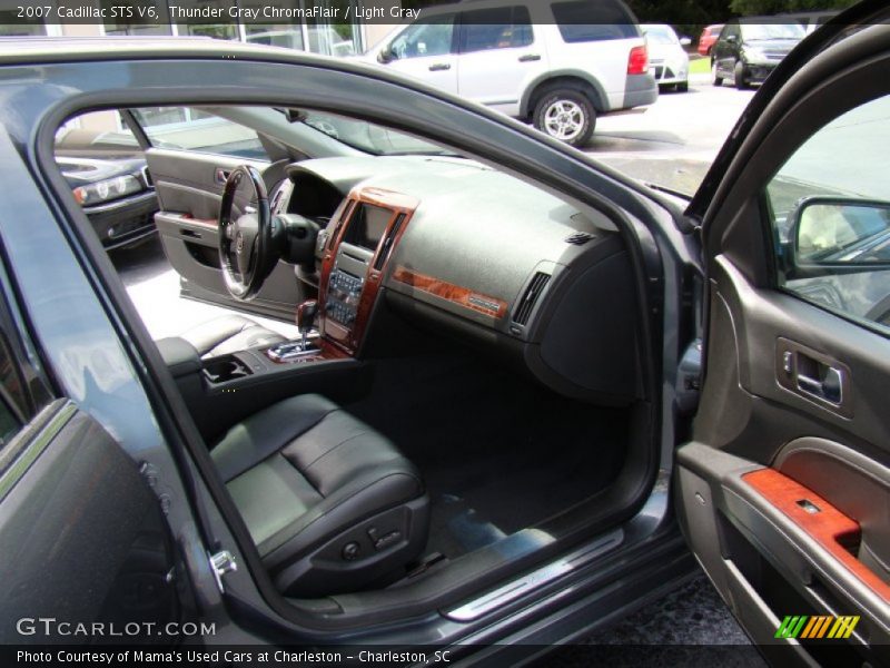 Thunder Gray ChromaFlair / Light Gray 2007 Cadillac STS V6