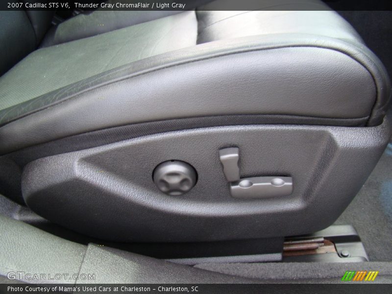 Thunder Gray ChromaFlair / Light Gray 2007 Cadillac STS V6
