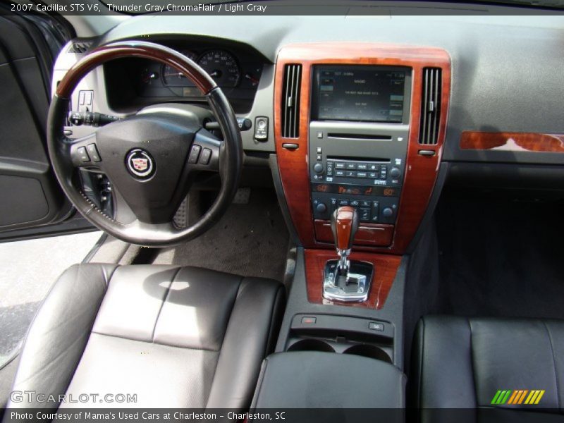 Thunder Gray ChromaFlair / Light Gray 2007 Cadillac STS V6