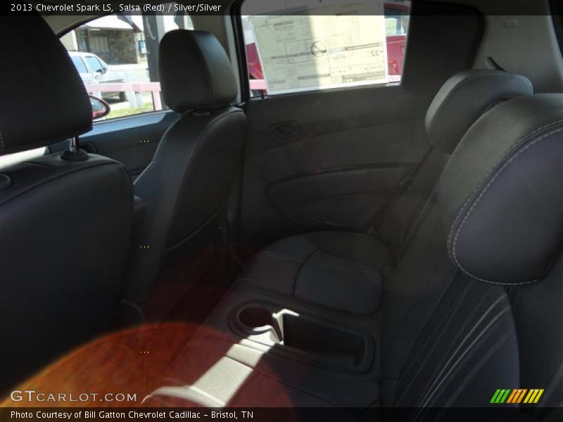 Salsa (Red) / Silver/Silver 2013 Chevrolet Spark LS
