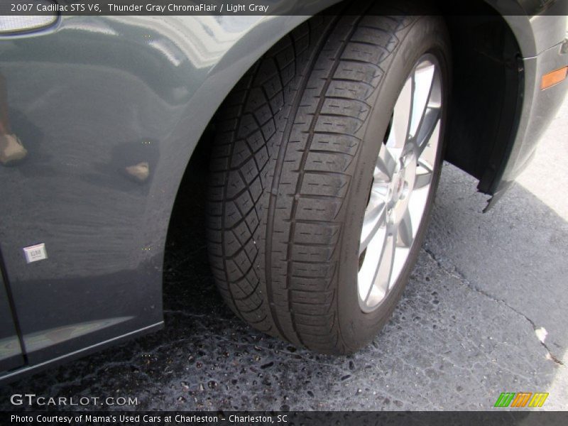 Thunder Gray ChromaFlair / Light Gray 2007 Cadillac STS V6