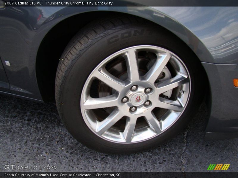Thunder Gray ChromaFlair / Light Gray 2007 Cadillac STS V6