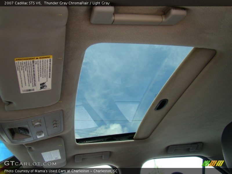 Thunder Gray ChromaFlair / Light Gray 2007 Cadillac STS V6