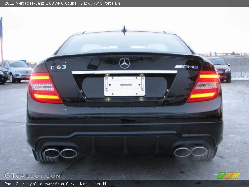 Exhaust of 2012 C 63 AMG Coupe