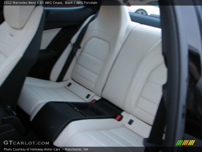 Black / AMG Porcelain 2012 Mercedes-Benz C 63 AMG Coupe
