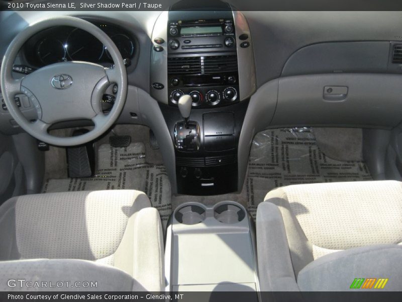 Silver Shadow Pearl / Taupe 2010 Toyota Sienna LE