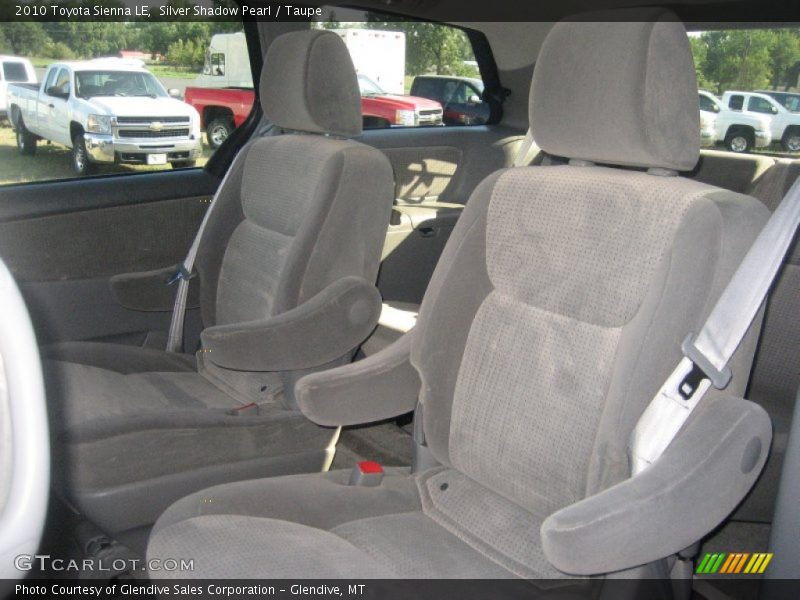 Silver Shadow Pearl / Taupe 2010 Toyota Sienna LE