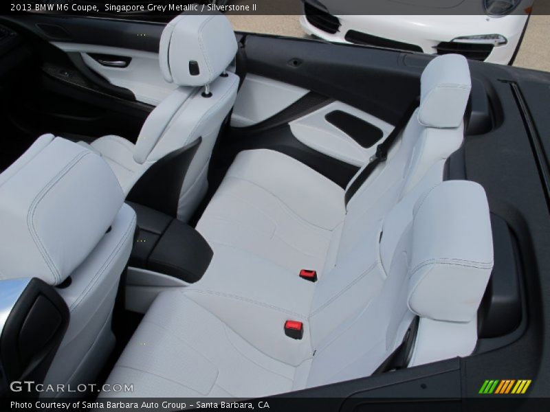 Rear Seat of 2013 M6 Coupe