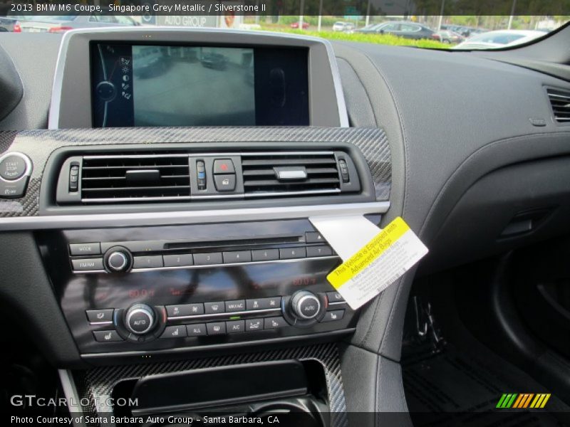 Controls of 2013 M6 Coupe